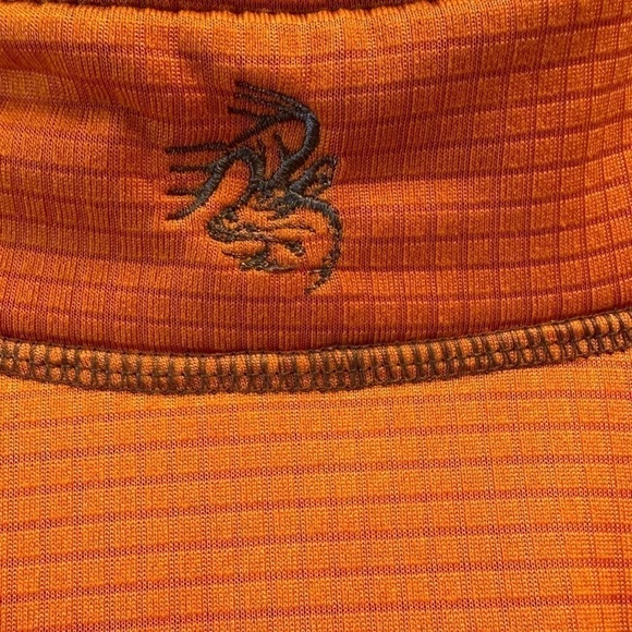 Legendary Whitetails Mens Quarter Zip‎ Pullover Orange Camo Pocket - Picture 10 of 10
